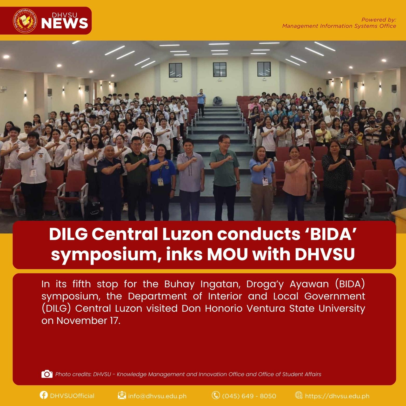 11202023   DILG Central Luzon conducts BIDA symposium at DHVSU 1