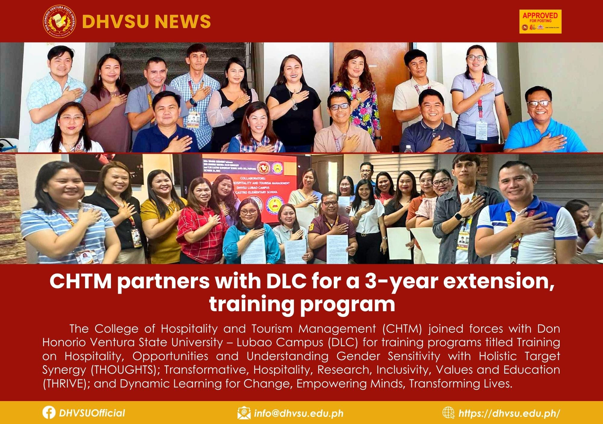 10252023   CHTM partners with DLC for a 3 year extension training program 1