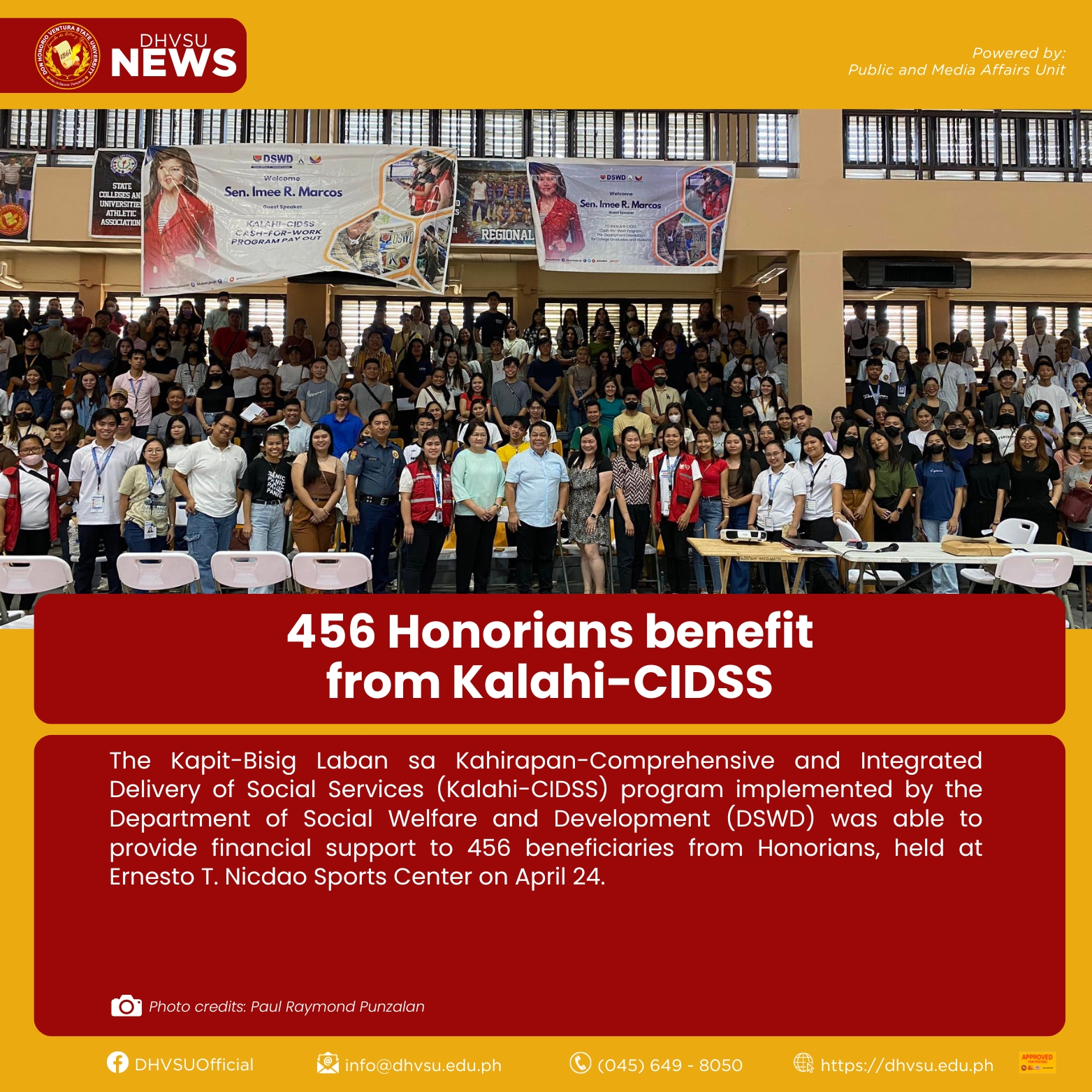 04292024   456 Honorians benefit from Kalahi CIDSS   Samantha F. Batalla