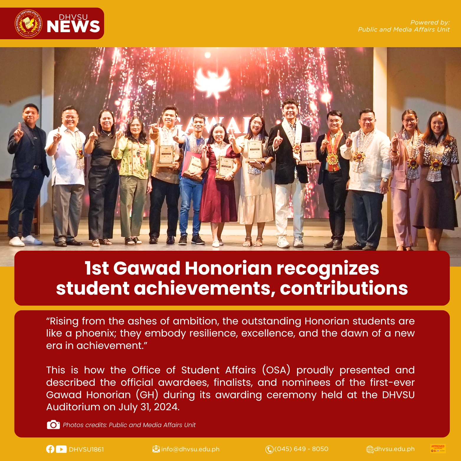 08022024   1st Gawad Honorian recognizes student achievements contributions   Samantha F. Batalla