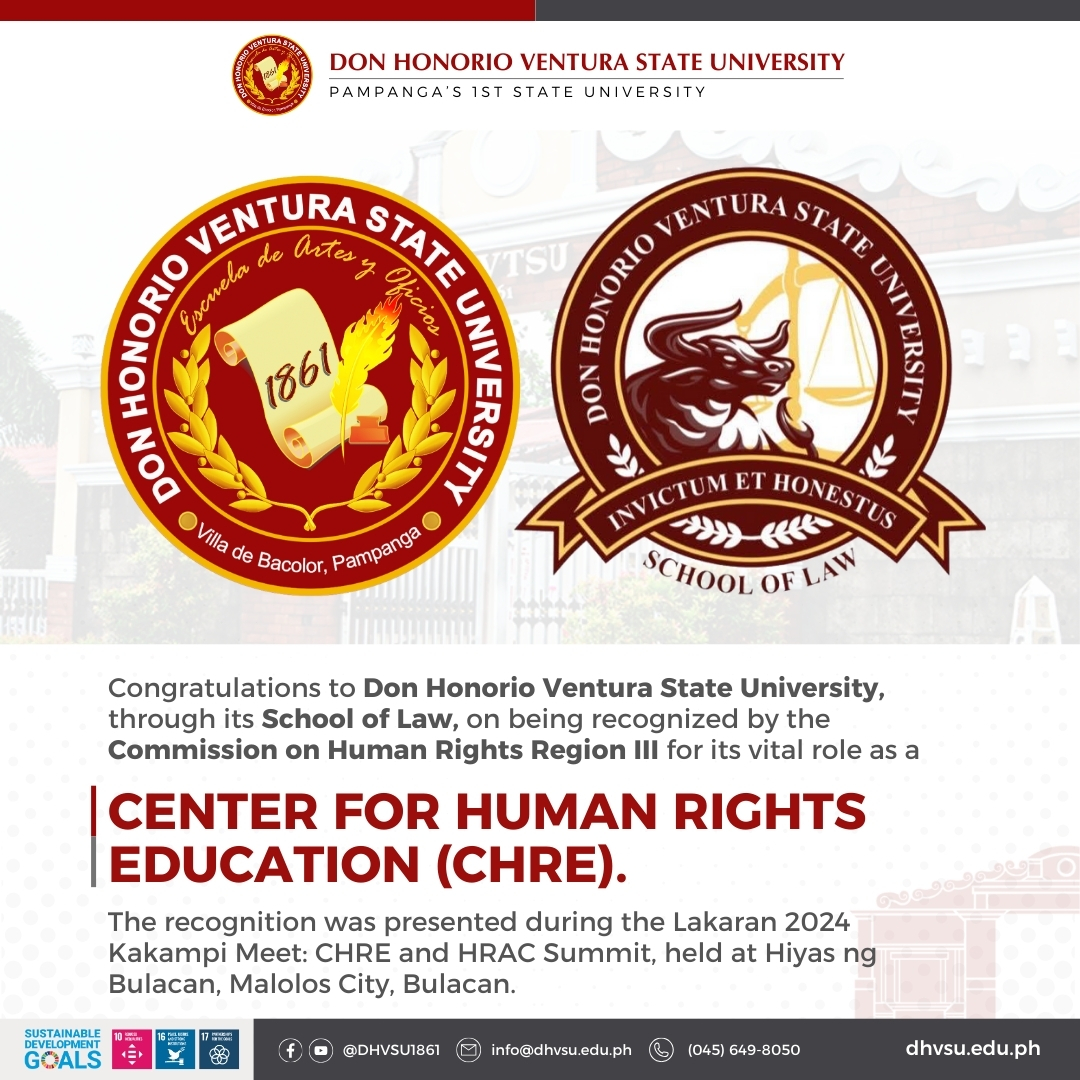 10022024   CHR Region III recognizes DHVSU SOL as key partner in advocating human rights WEBSITE   Information DHVSU