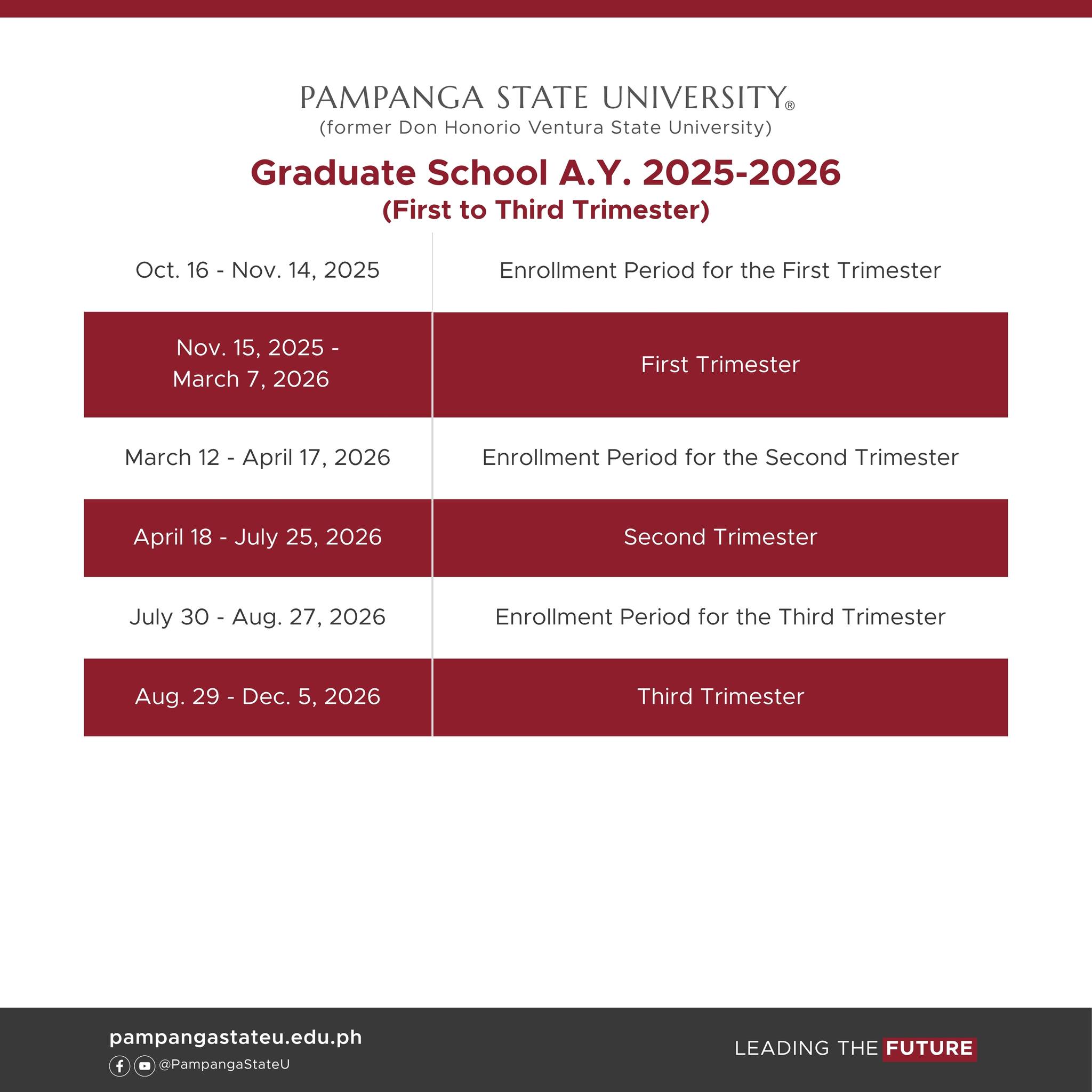 07122024 Academic Calendar 2024 2025 Information DHVSU 1