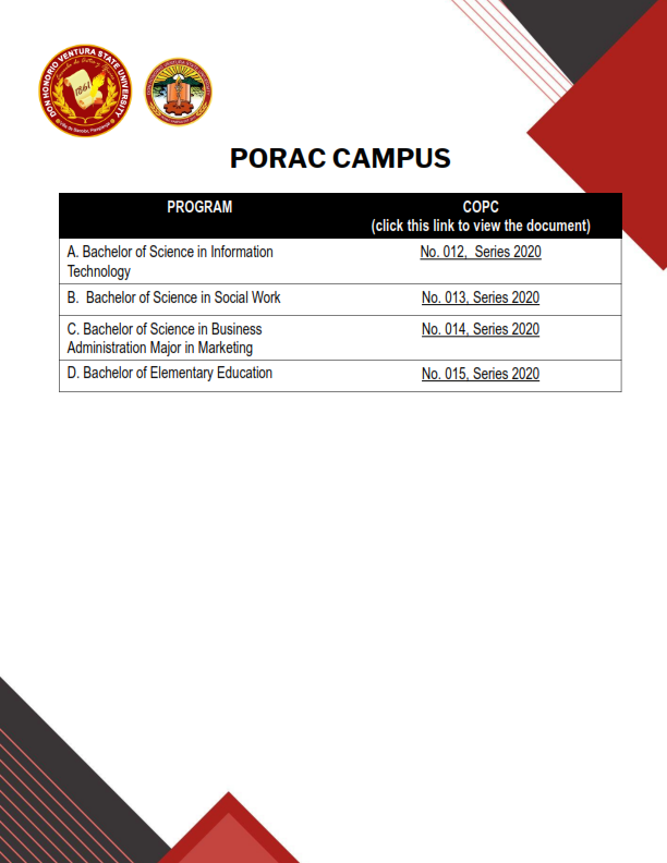 PORAC CAMPUS